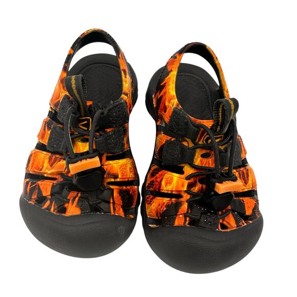 Keen Newport Flame Rubber Sandals Size 8 - Picture 3 of 8